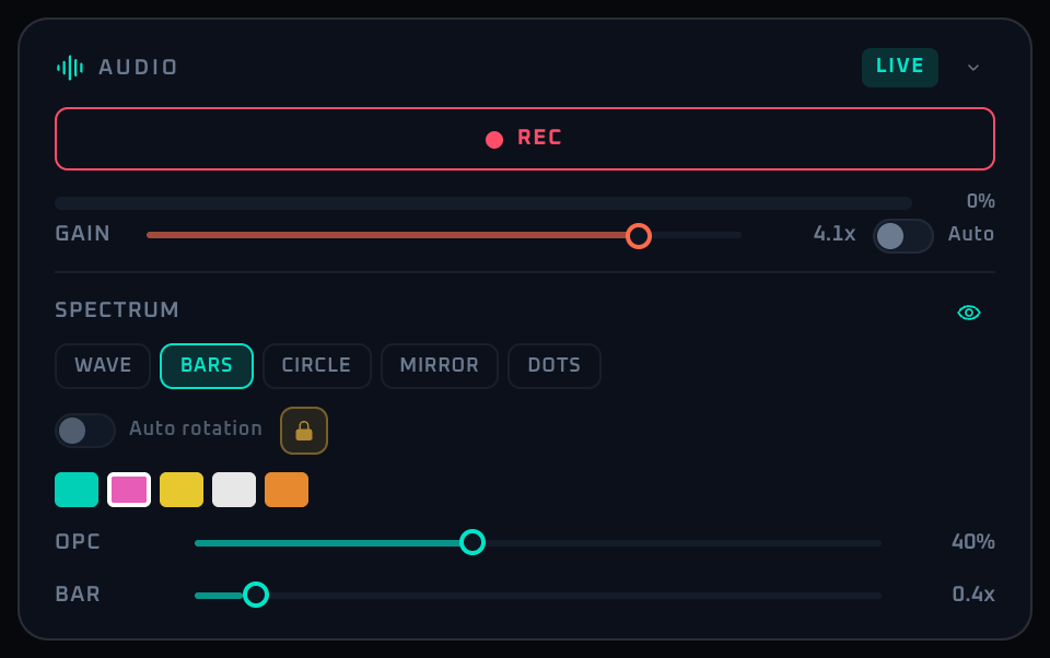 Audio Panel